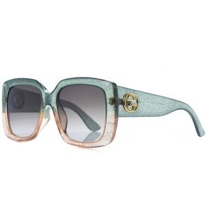 GUCCI Oversized Glitter Sunglasses NWT